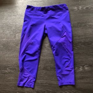 Athleta Mesh Capri Leggings